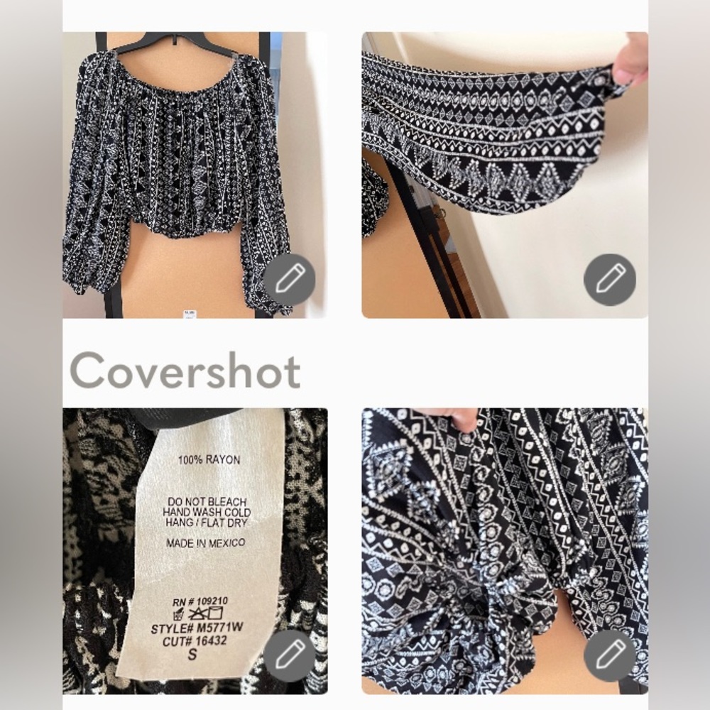 Hot cropped hem  for women, top for women - Picture 3 of 14